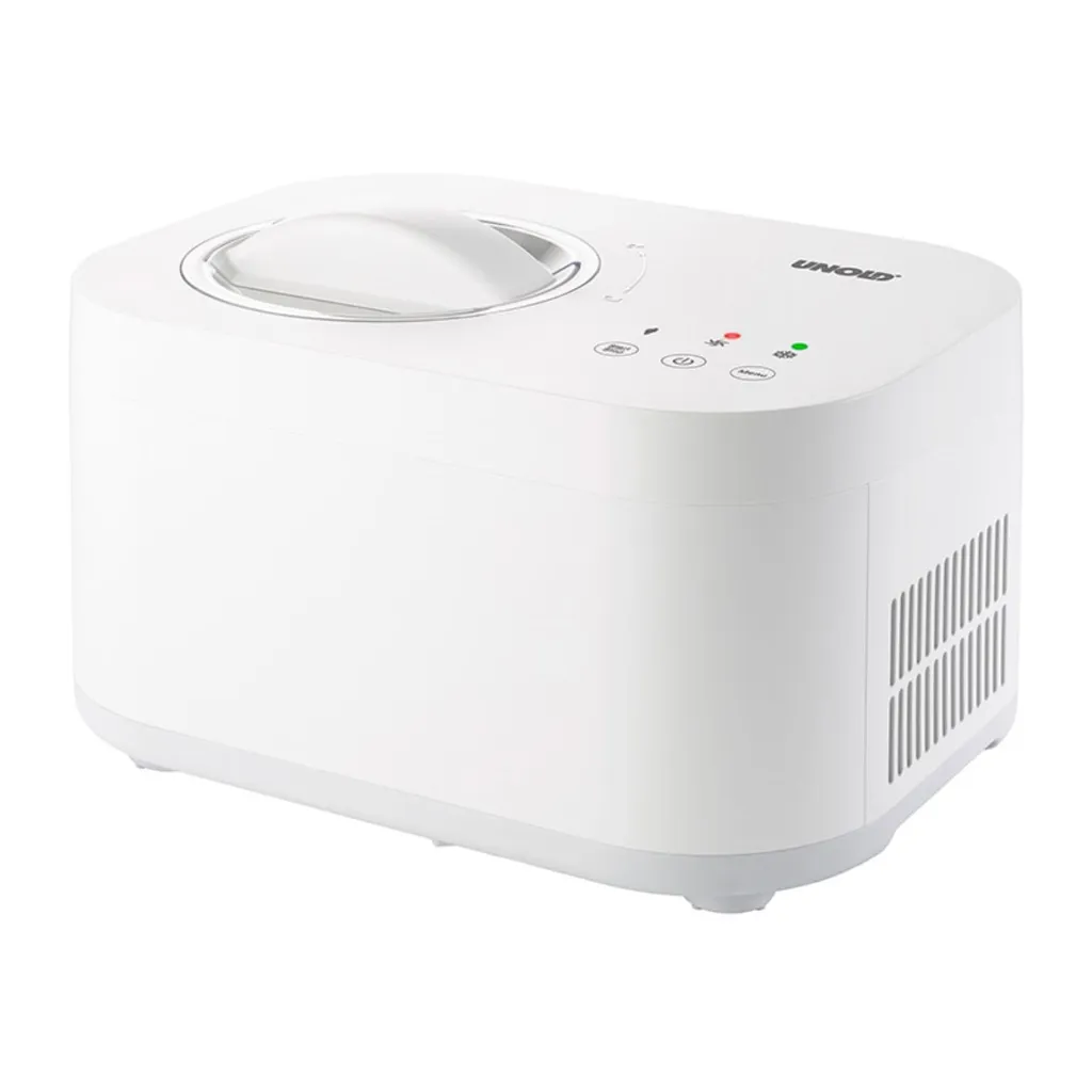 Machine à glace UNOLD 48820 Snow 135W blanc avec cuve de 1 litre
