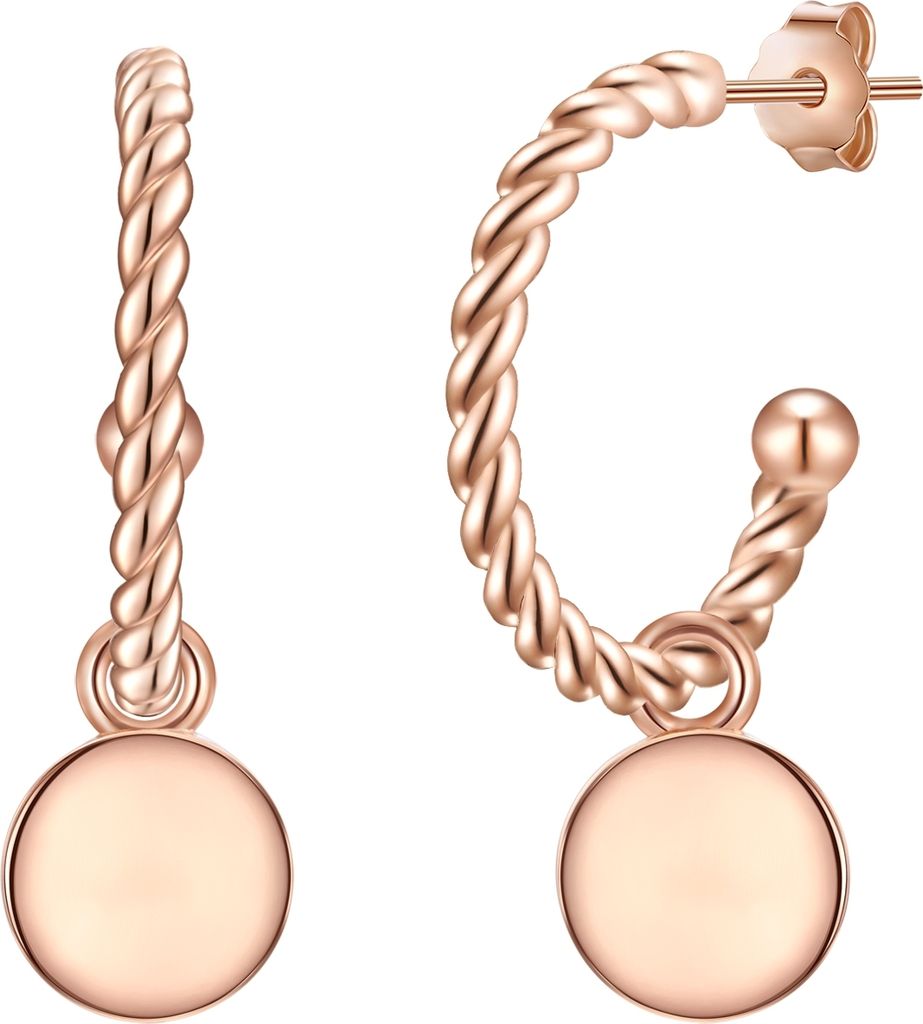 Creolen Sterling Silber roségold