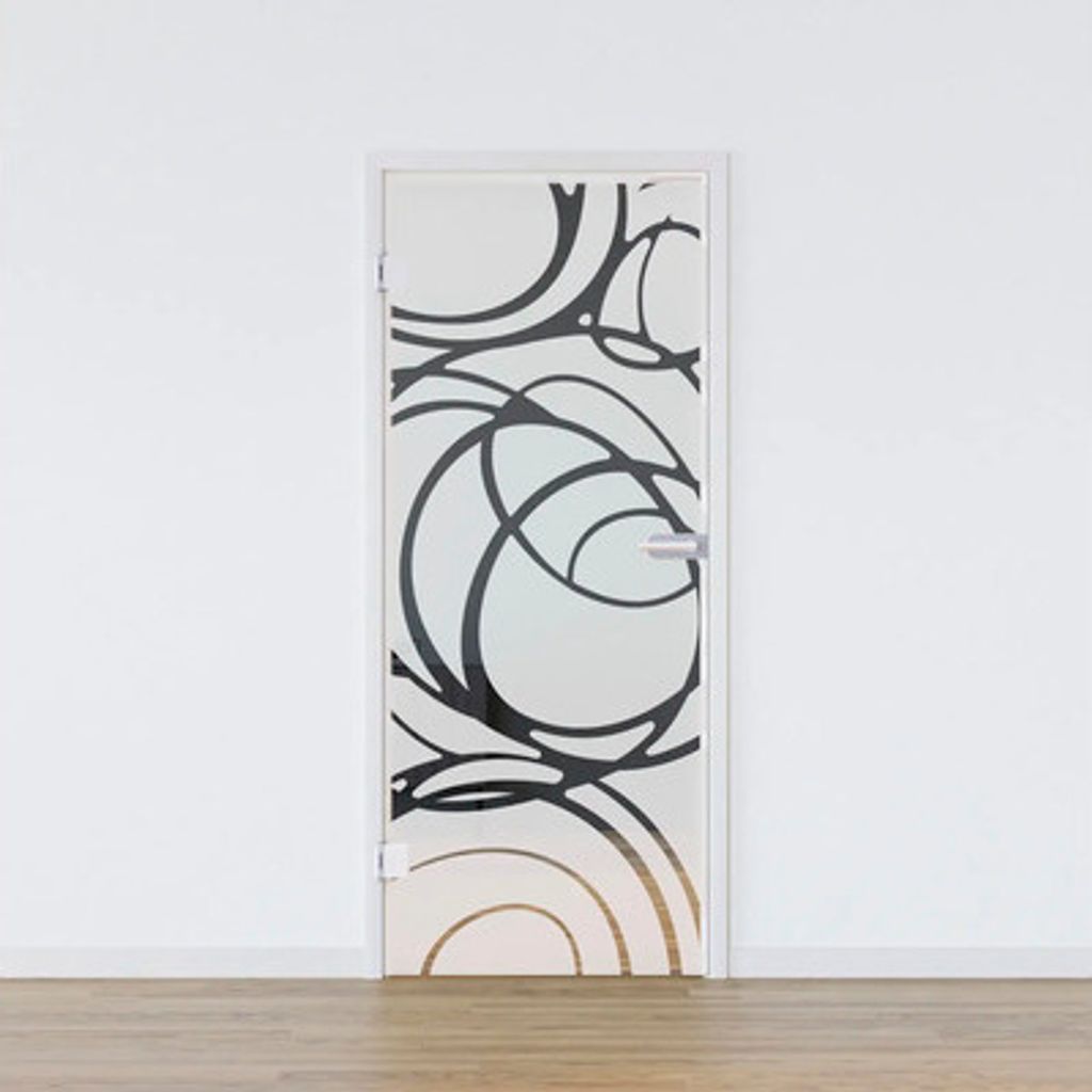 Pertura Glastür Glera Mystic 02 709 x 2085 x 8 mm Links für Beschlag Studio Office