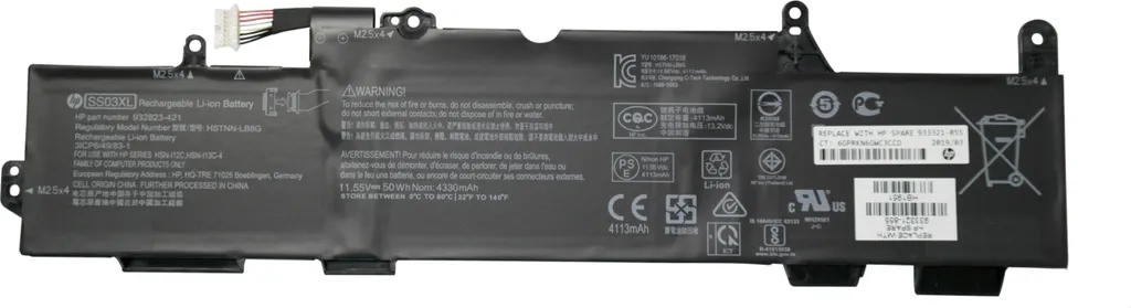 HPI Battery 3C 50Wh 4.33Ah LI SS03050XL-PL (933321-852)