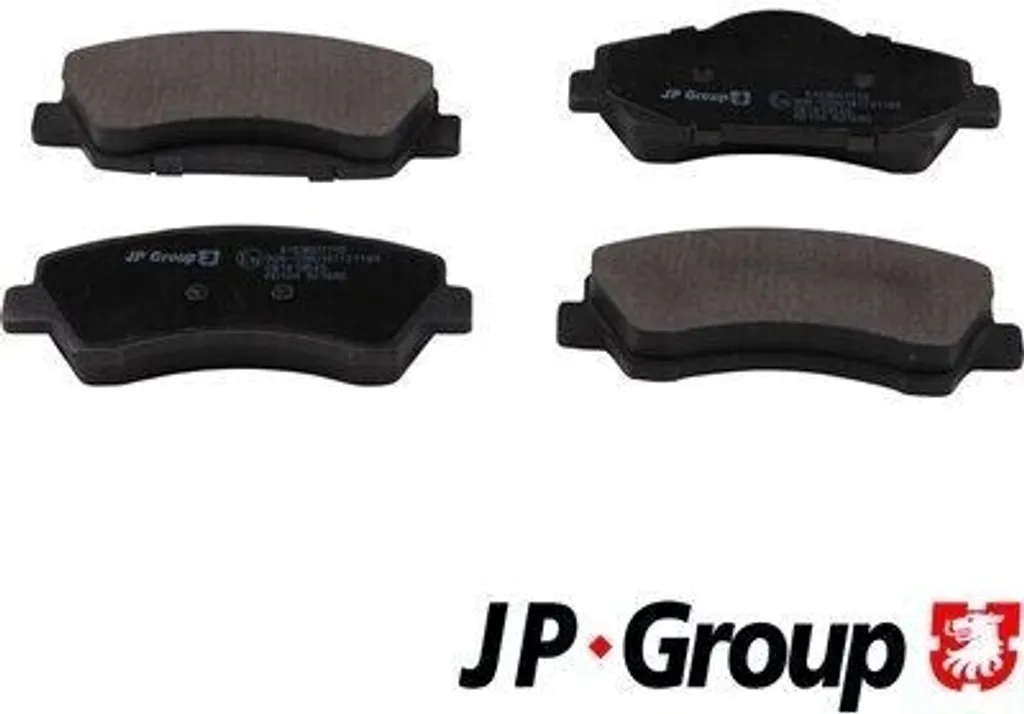 Plaquettes de frein JP GROUP 4163607710 : Freinage avant haute qualité
