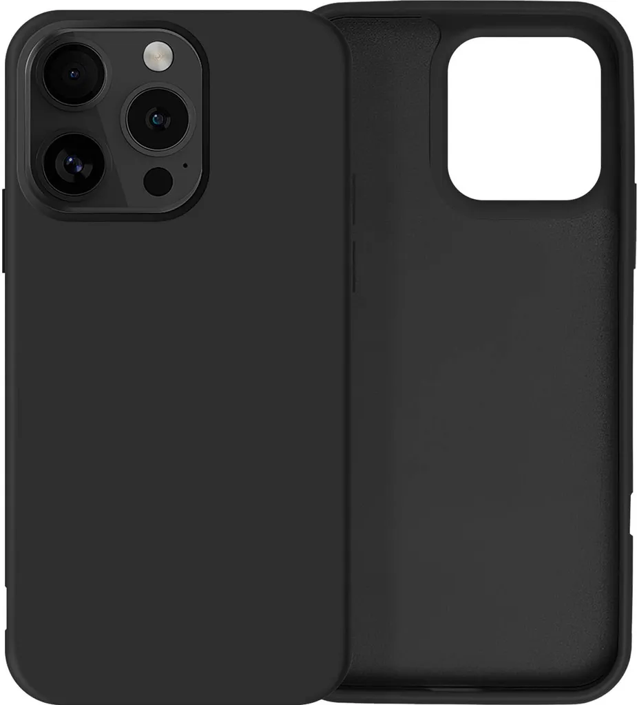 Custodia Avizar iPhone 16 Pro Silicone Nero: Protezione Soft-Touch