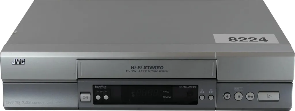 Lecteur Enregistreur VHS JVC HR-V601E avec Têtes Vidéo Pro Nettoyage Auto