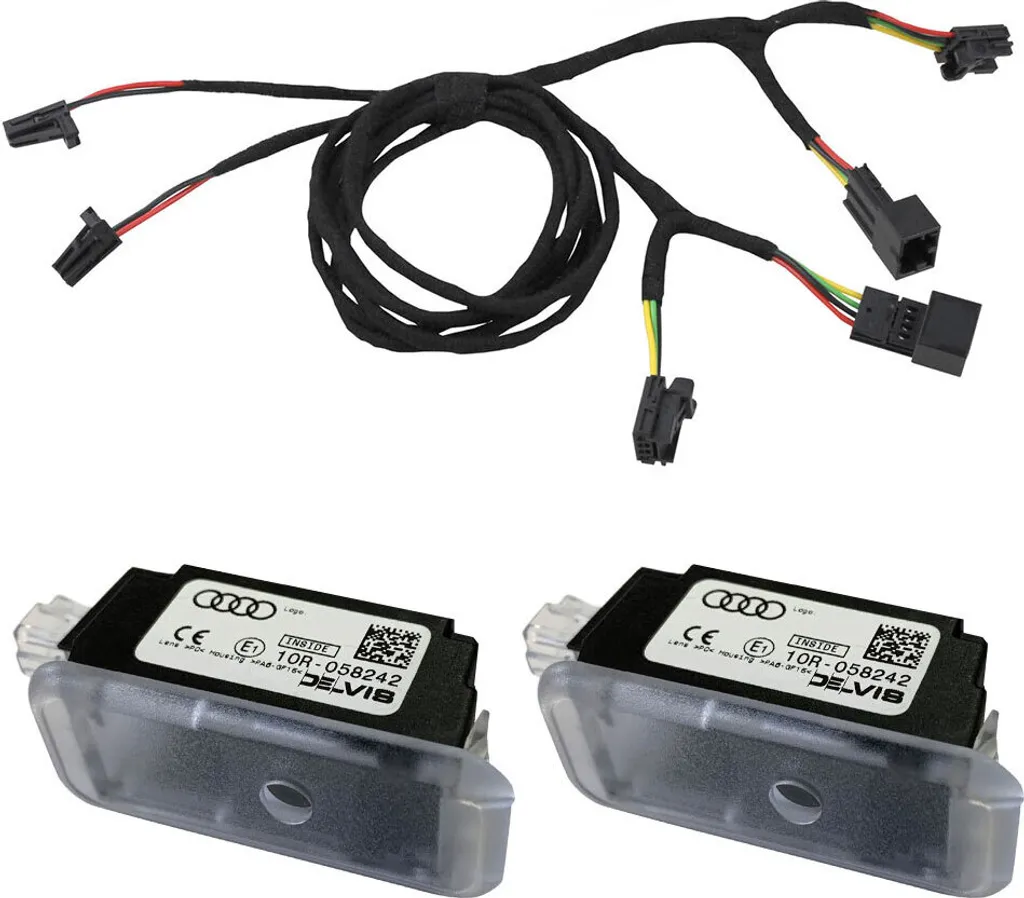 Adaptateur Kufatec faisceau d'éclairage d'origine pour portes avant