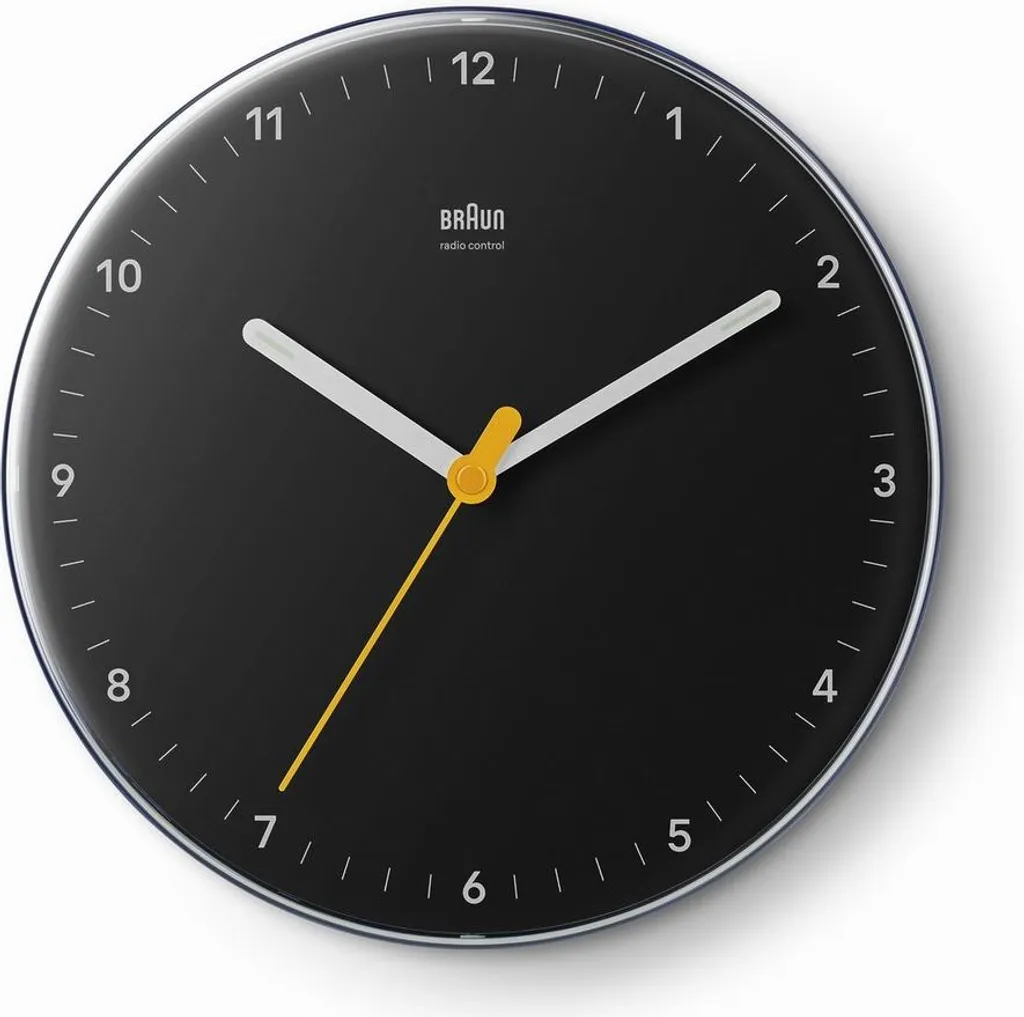 Horloge Murale Braun sans Tic-tac BC26B-DCF Heure Toujours Exacte