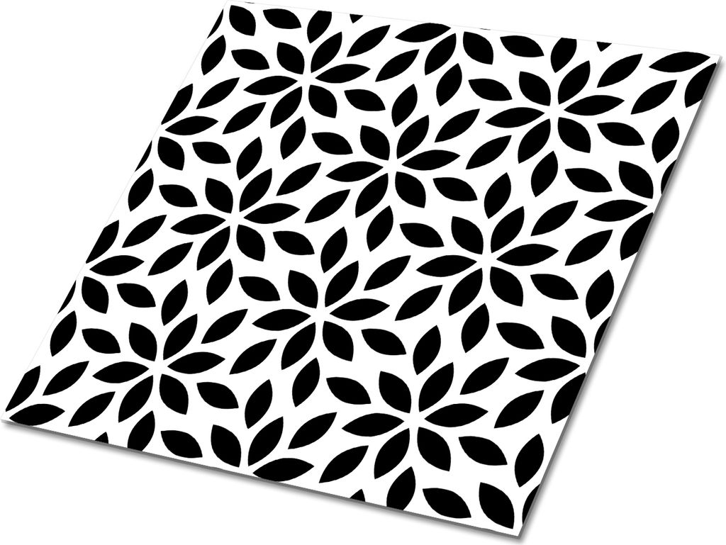 Selbstklebende Platten 30x30 cm Wandpaneele 9 Stück im Set Wanddeko - Blumenmuster