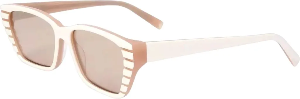 Kendall+Kylie Lolita Lunettes de soleil beige avec protection UV400