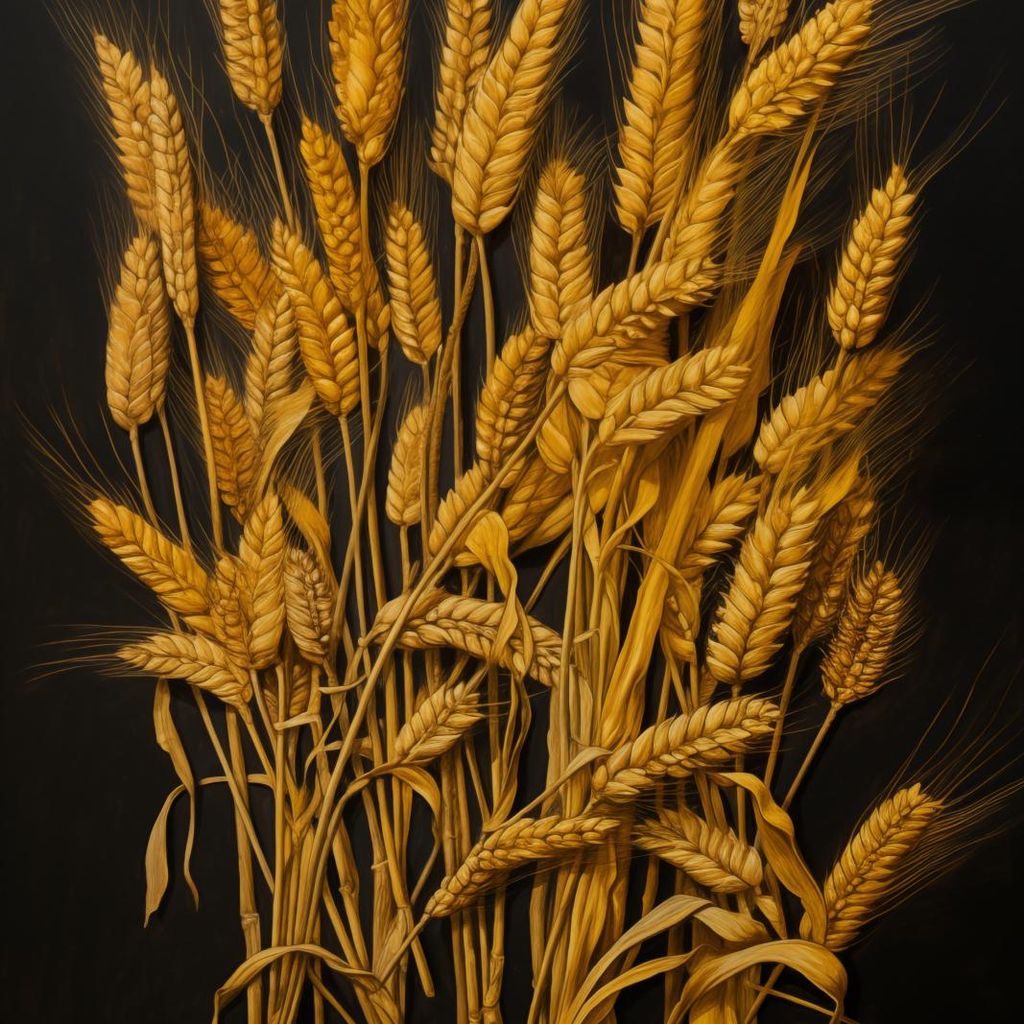 Plakat 20x20cm Goldene Ernte