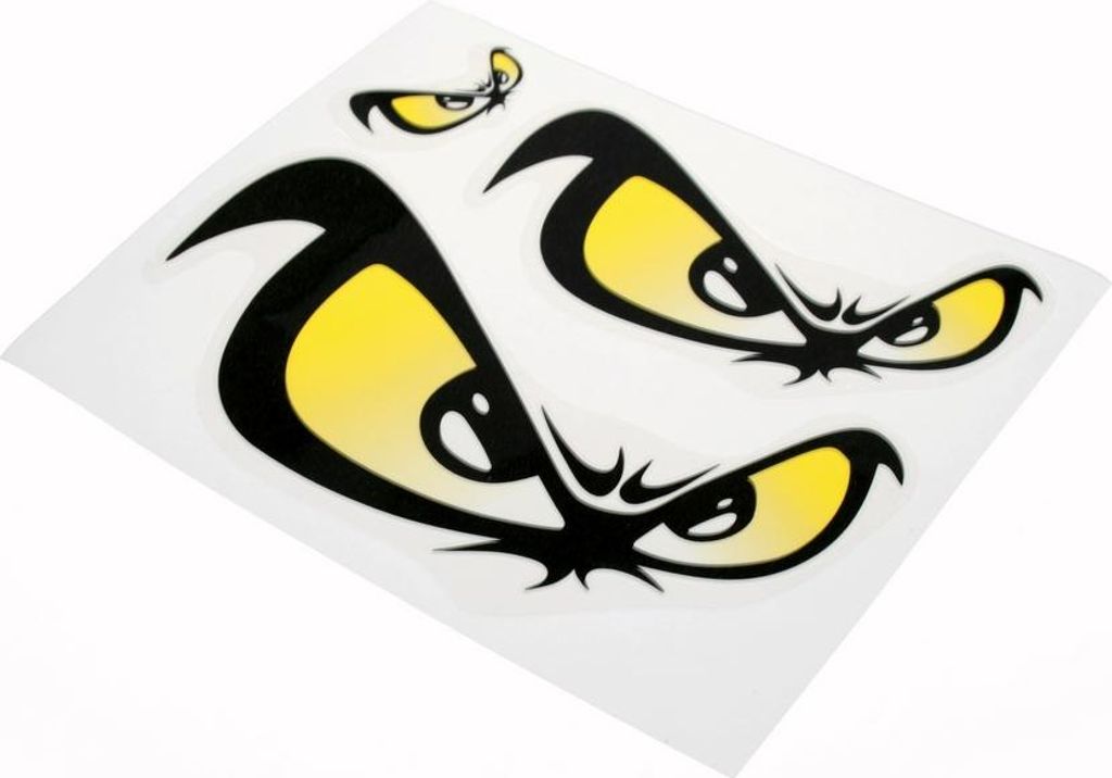 Premium Bad Eyes Aufkleber für Fahrzeuge & Helme