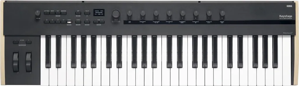 Clavier Maître Korg Keystage 49 touches pour Studio et Scène MIDI 2.0
