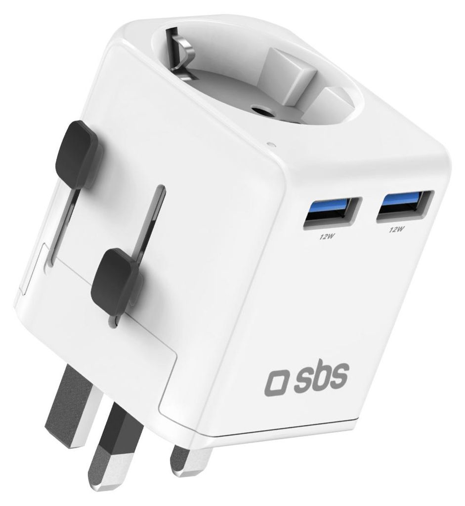 Universal-Reiseadapter 2500 w mit internationalen Steckern für Großbritannien, Amerika und Asien