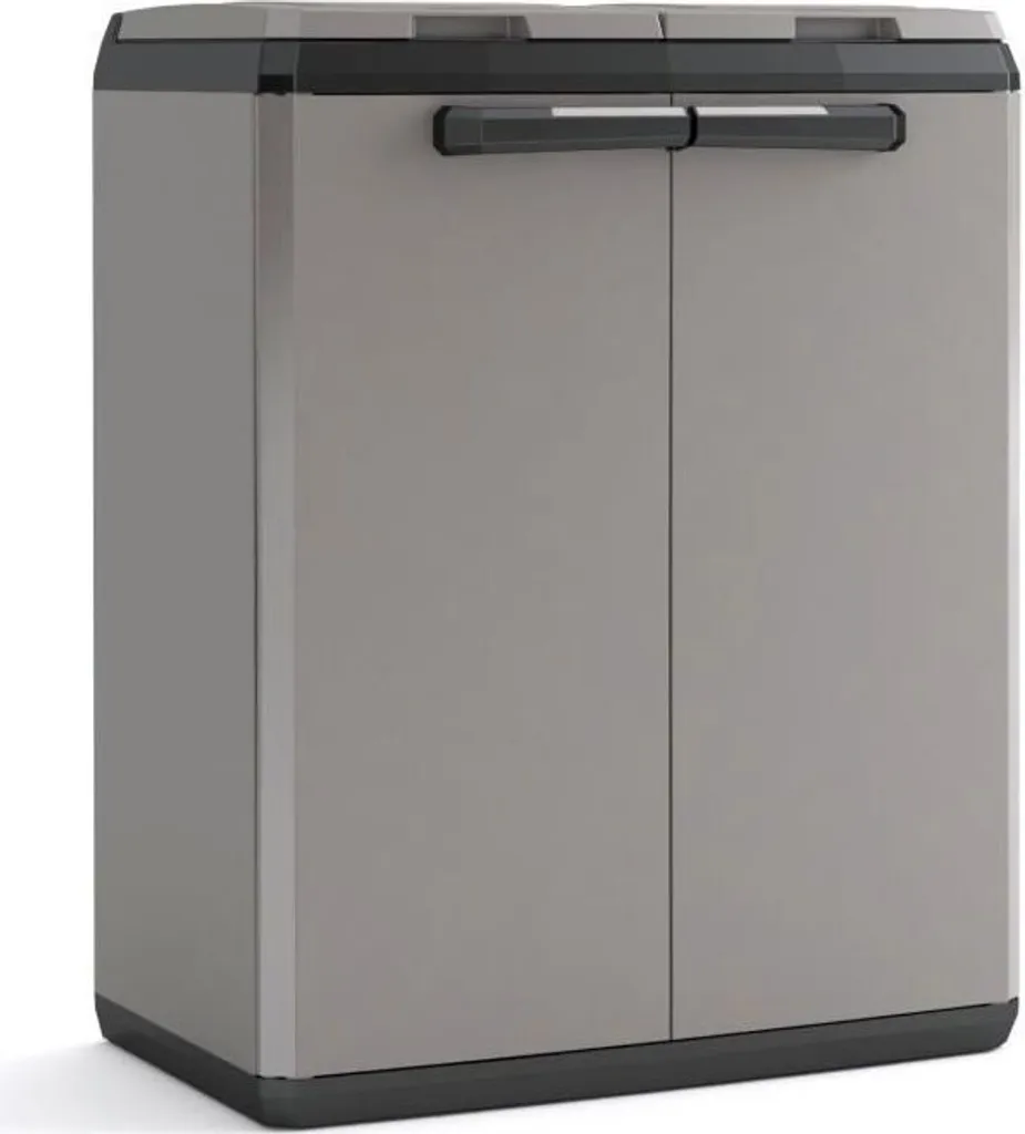 Armoire de recyclage Keter Split double ouverture - Capacité 220L - 6