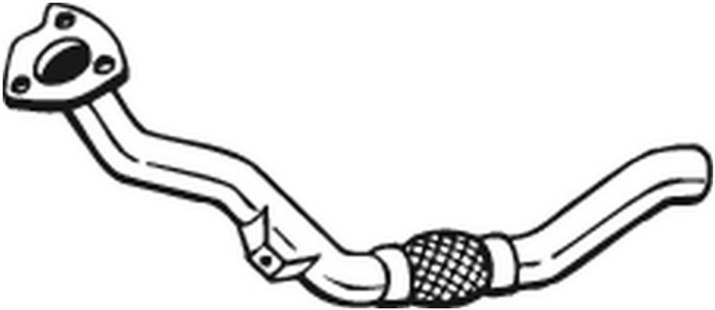 Bosal Reparaturrohr, Katalysator 823-899