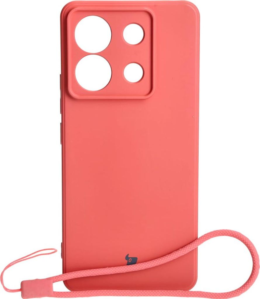 Bizon Case Silicone Sq für Xiaomi Poco X6 / Xiaomi Redmi Note 13 Pro 5G, Altrosa