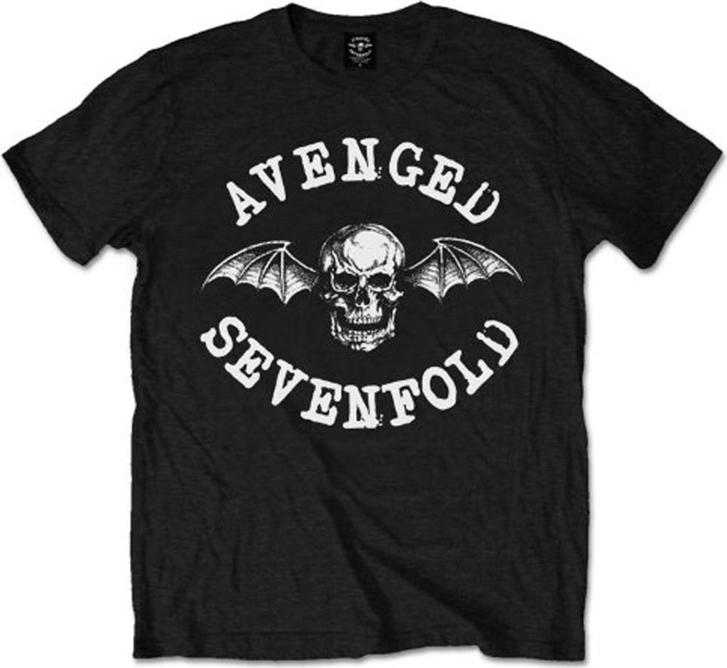 Avenged Sevenfold Classic Death Bat Black S T-Shirt