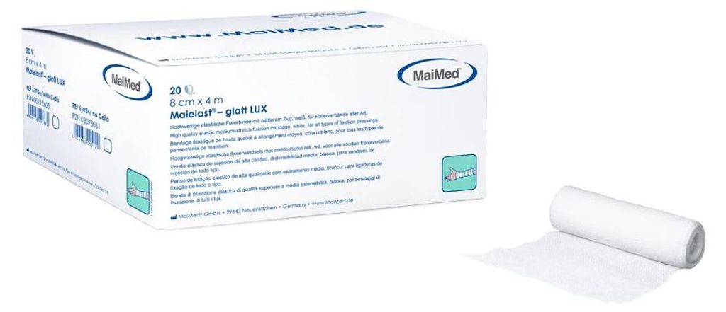 Elastische Fixierbinde 10 cmx4 m in Cellophan 20 St