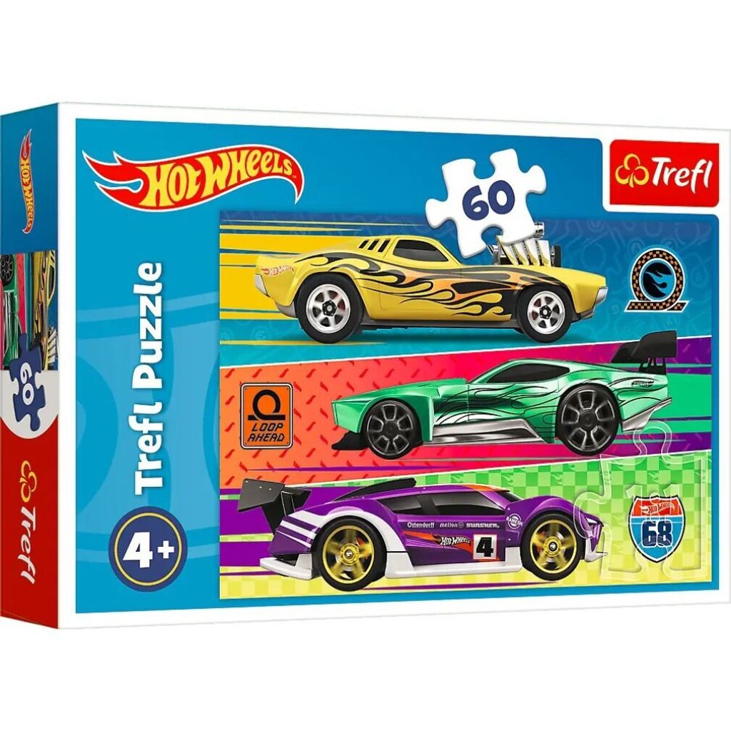 TREFL Puzzle Hot Wheels: Rennen 60 Teile
