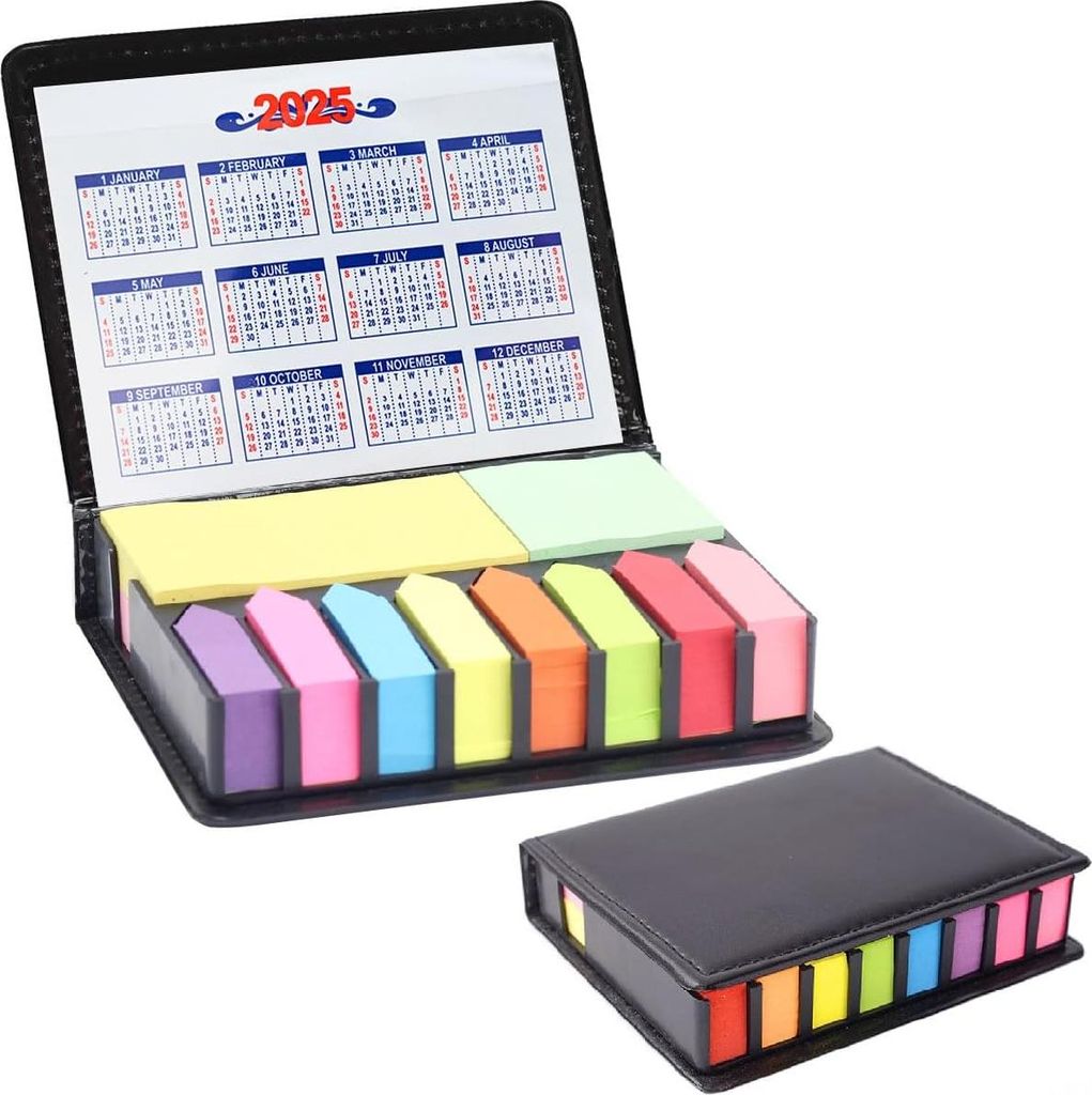 2000 Stück Hafttabs für Lesezeichen - farbige Booktabs für Lesezeichen - Pfeil-Indexseiten-Flaggen mit PolyurethanBox - Post-it-Notizen - für S...