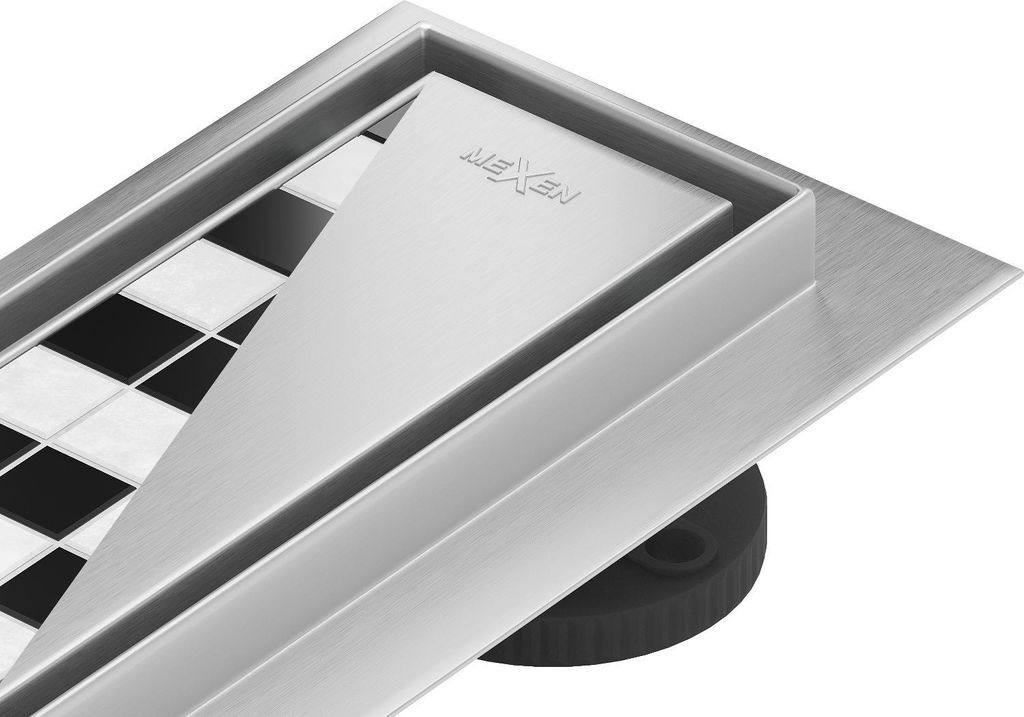 Mexen Flat M13 scarico lineare 2 in 1 180 cm, inox - Immagine del prodotto 