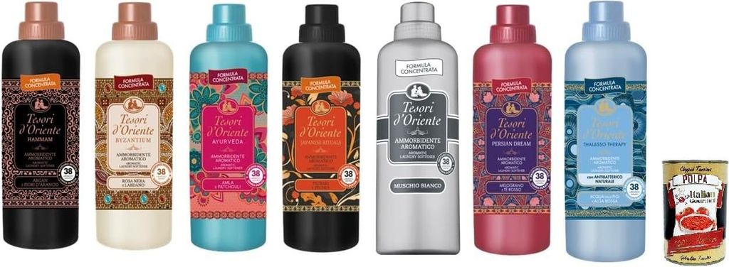 Testpaket Tesori d'Oriente Flüssigkeit Weichspüler, Fabric Produktbild 