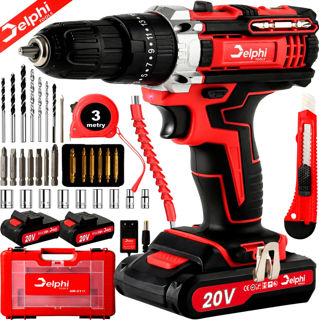 Finissez vos Travaux sans Panne : Visseuse 20V DELPHI avec 2 Batteries 50Nm