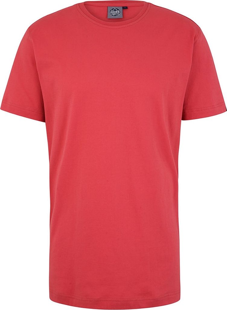 Übergrößen Basic T-Shirt AHORN SPORTSWEAR Flame Red 9XL Produktbild 