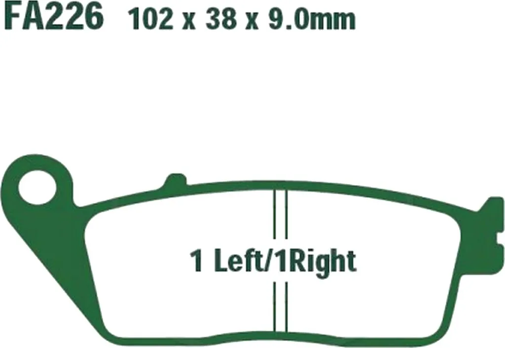 Plaquettes de frein avant Honda Hornet 600 2000-2003 stop sifflement