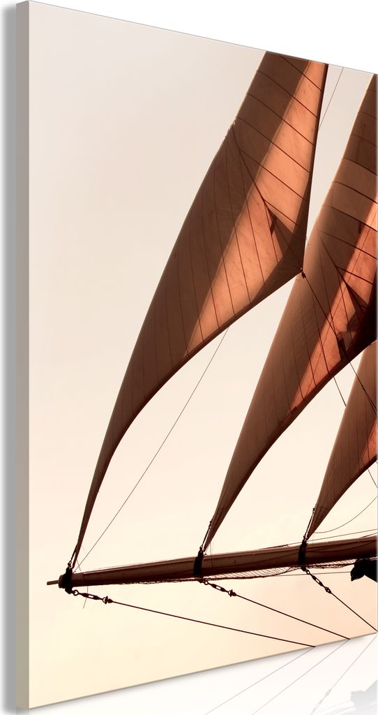 Italienischer Leinwand Leinwandbild - Sea Wind (1 Part) Vertical 60x90 cm Landschaften n-C-0317-b-a