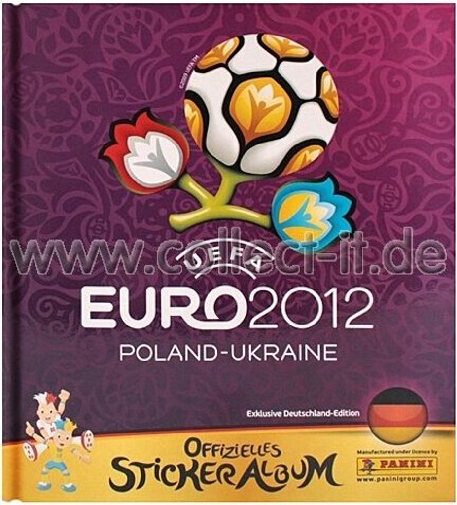Panini EM 2012 - Sticker - Album in BUCHFORM