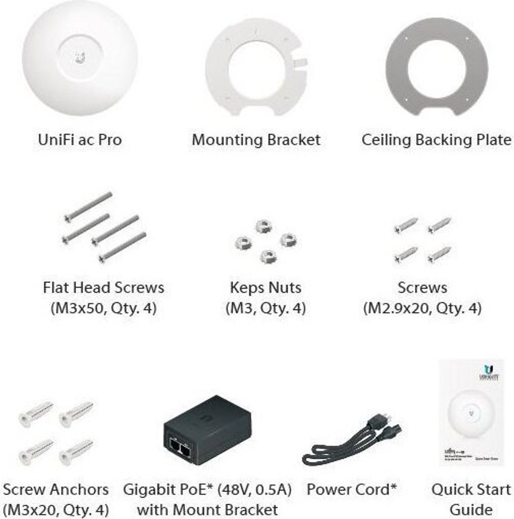 Prístupový bod Ubiquiti UAP-AC-PRO Wi-Fi 1300 Mbit/s White Obrázok produktu 16