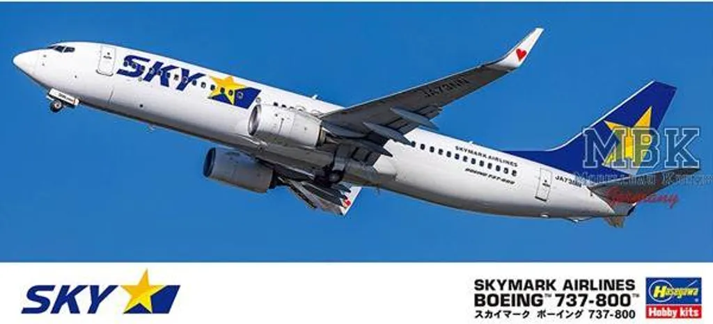 Maquette Haute Précision Boeing 737-800 Hasegawa 1/200 Skymark HAS10744