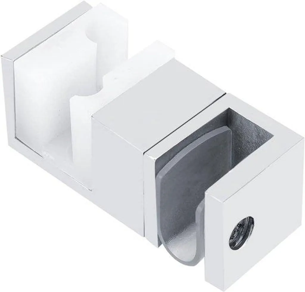Arrêt de porte coulissante verre pour bureau - Butée réglable inox 304