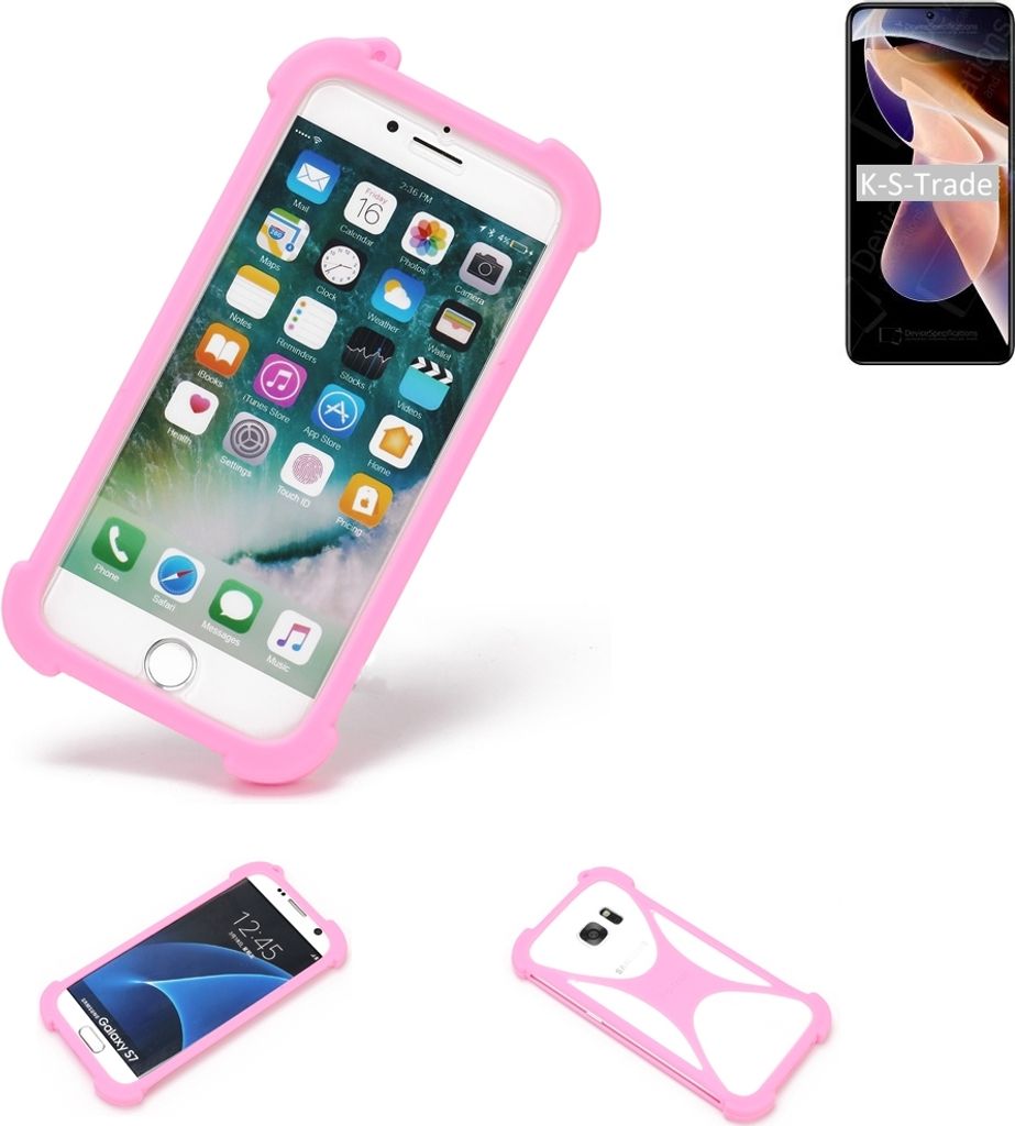 K-S-Trade Handy Hülle kompatibel mit Xiaomi Redmi Note 11 Pro Schutz Hülle Bumper Silikon Schutz Hülle Cover Case Silikoncase Silikonbumper TPU