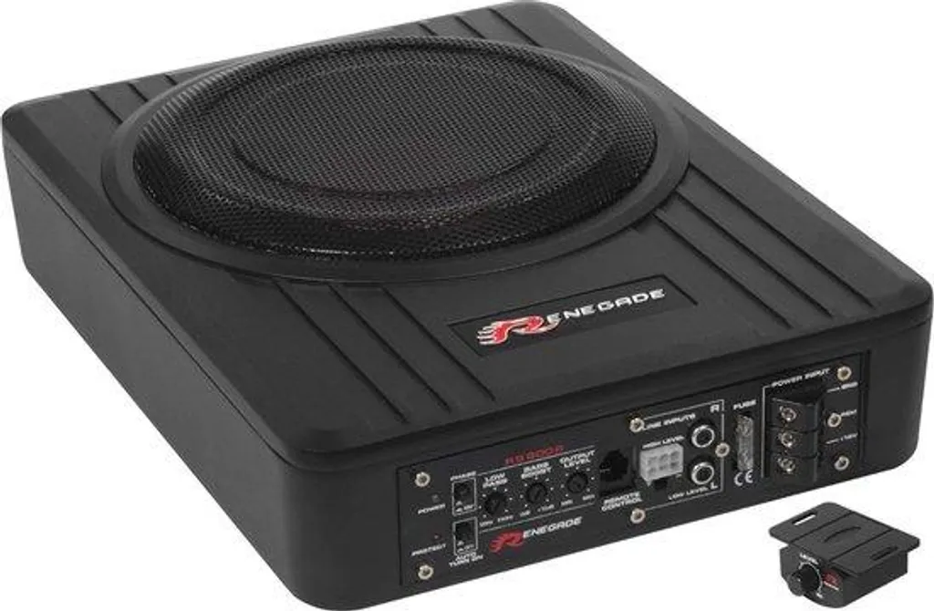 Subwoofer 200W Noir : Fini les Basses Faibles dans votre Son de Voiture