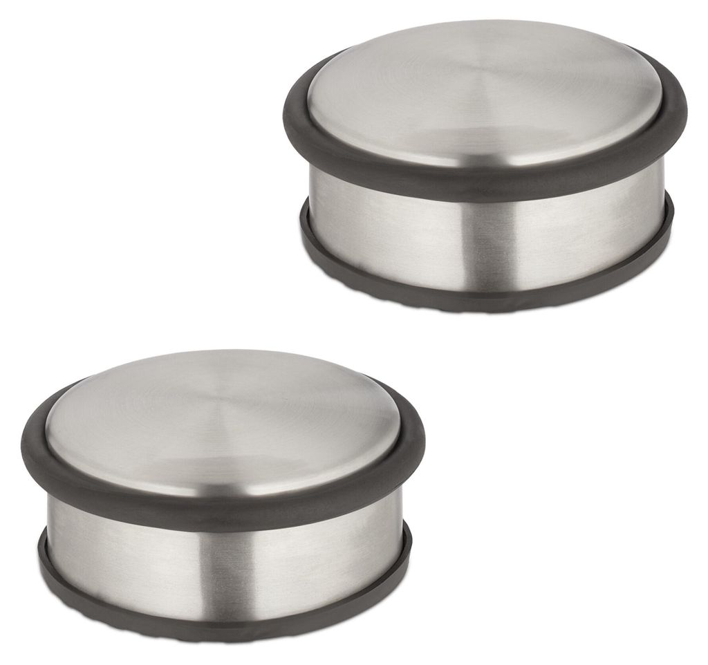 Relaxdays Türstopper 2er Set, HxD 4,5 x 10,5 cm, flach & Produktbild 