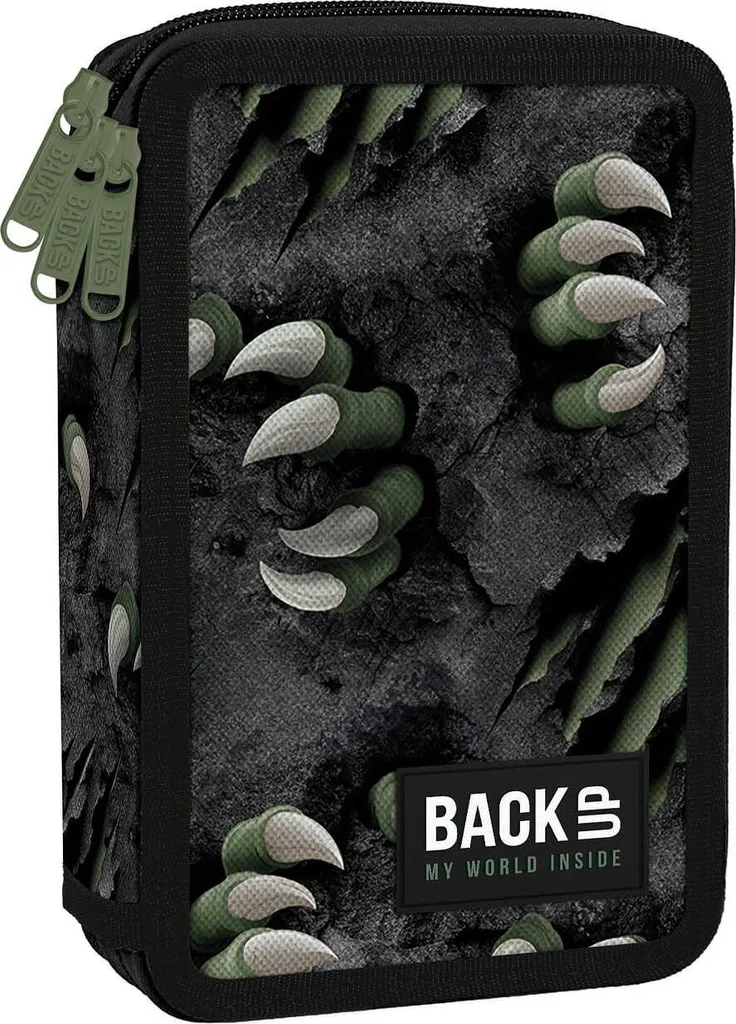 Trousse triple Dinosaur Backup idéale pour ranger toutes ses affaires