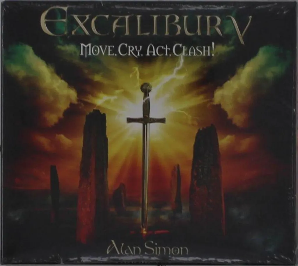 Album CD Alan Simon Excalibur V Move Cry Act Clash - Édition Collector