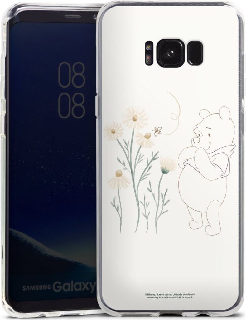 DeinDesign Handyhülle für Samsung Galaxy S8 Plus Silikon Hülle Case Smartphone Schutzhülle Biene Disney Winnie Puuh