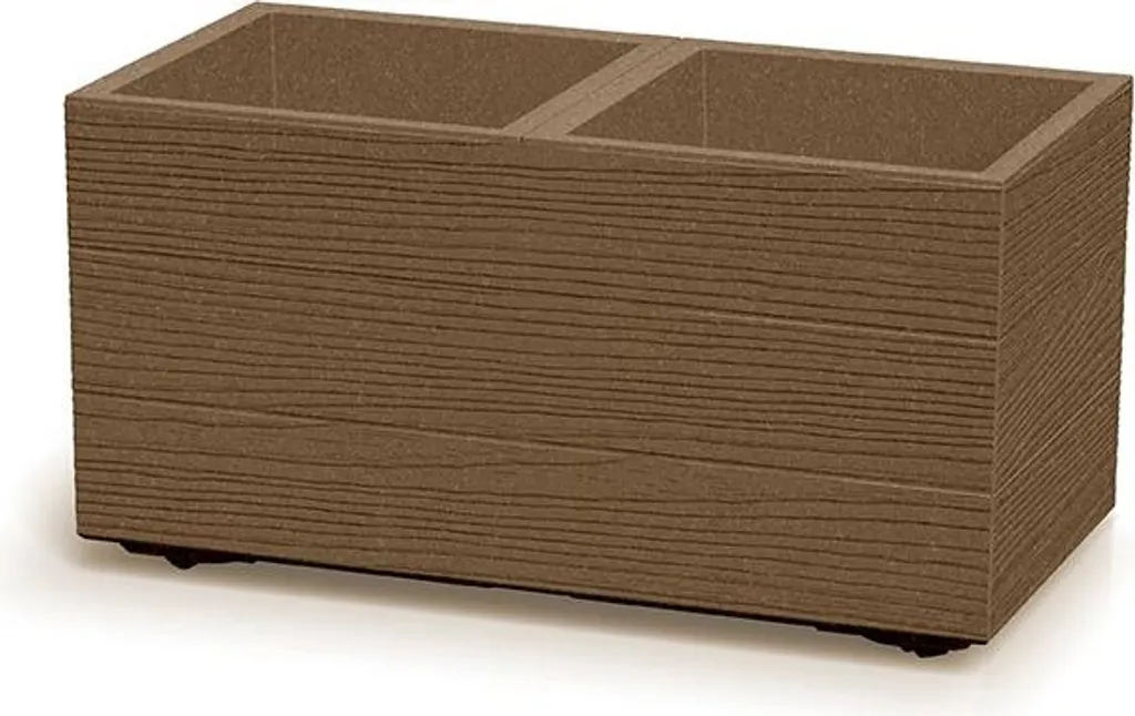 Aménagez votre balcon avec la jardinière bois Madera Case 57,7 cm