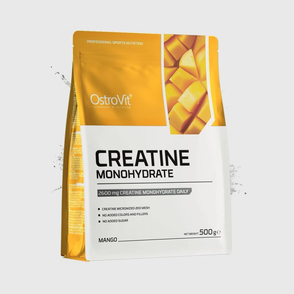 Creatine Monohydrate - flavoured (500g) Mango Produktbild 
