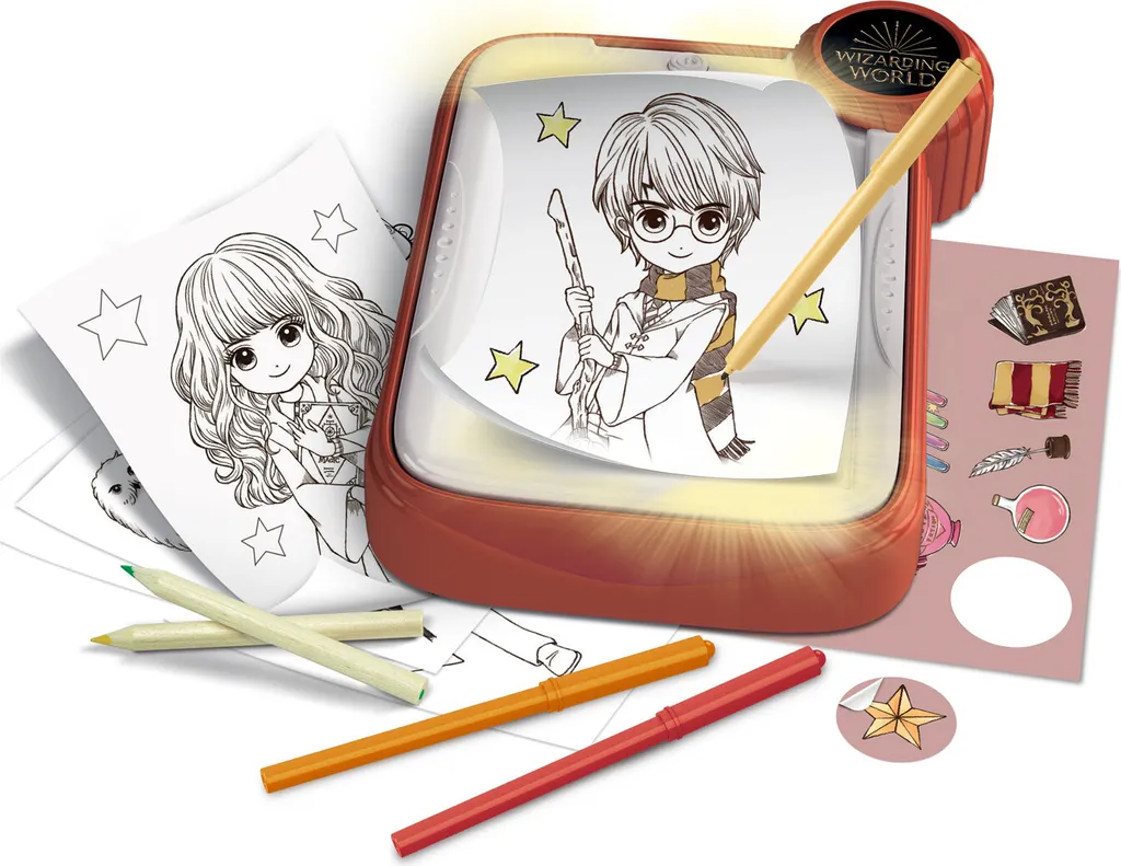 Tablette Lumineuse Harry Potter Clementoni pour Dessiner et Décalquer - 12