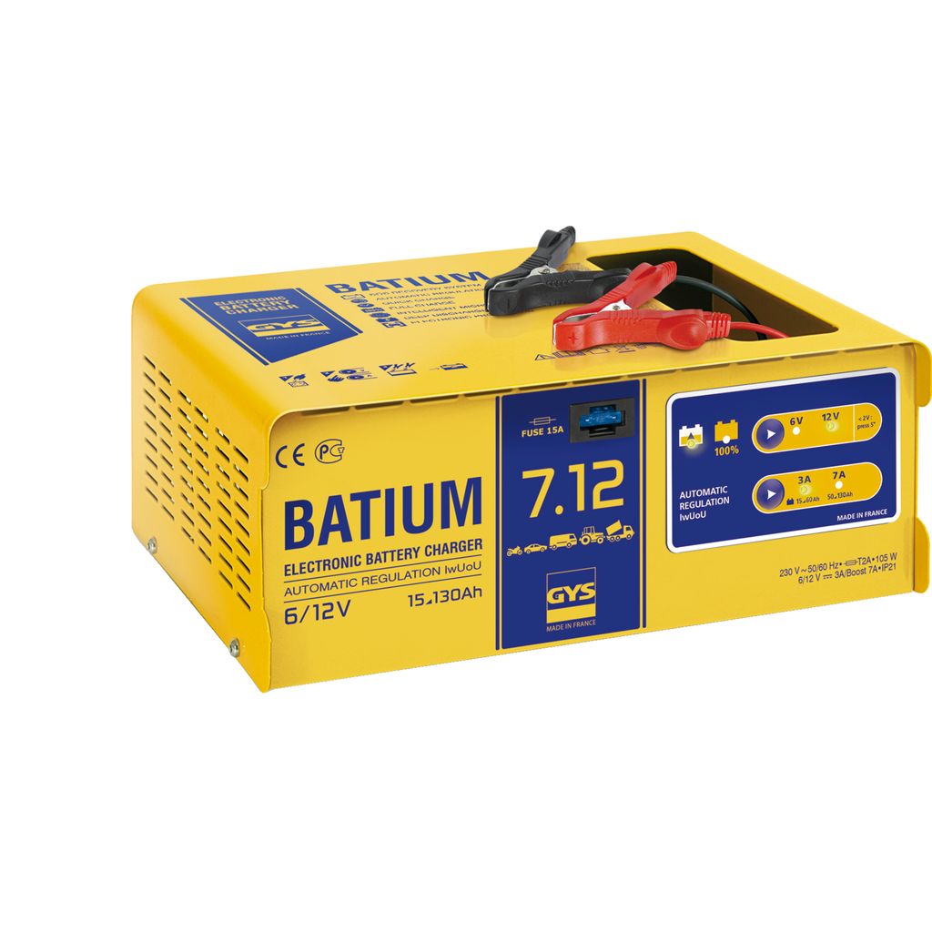 GYS Autobatterie Ladegerät Batterieladegerät 230V 105W für KFZ LKW Motorrad 024496