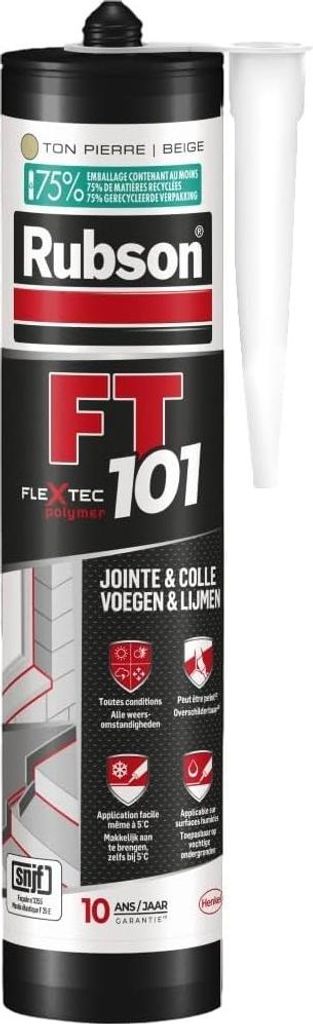 RUBSON FT 101 Rissüberbrückungsspachtel - 280 ml - Stein - 2707992