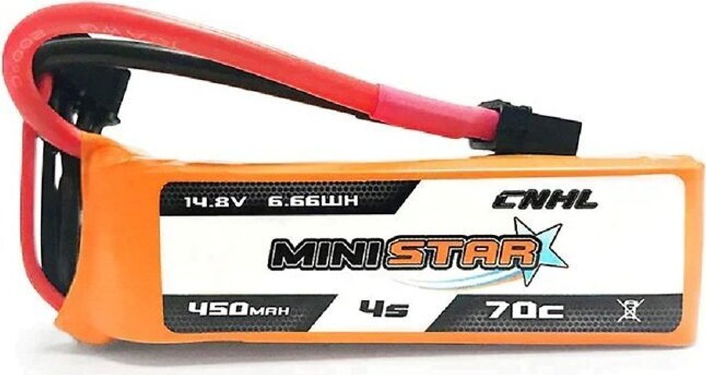 CNHL MiniStar LipoAkku 450mAh 14.8V 4S 70C XT30U
