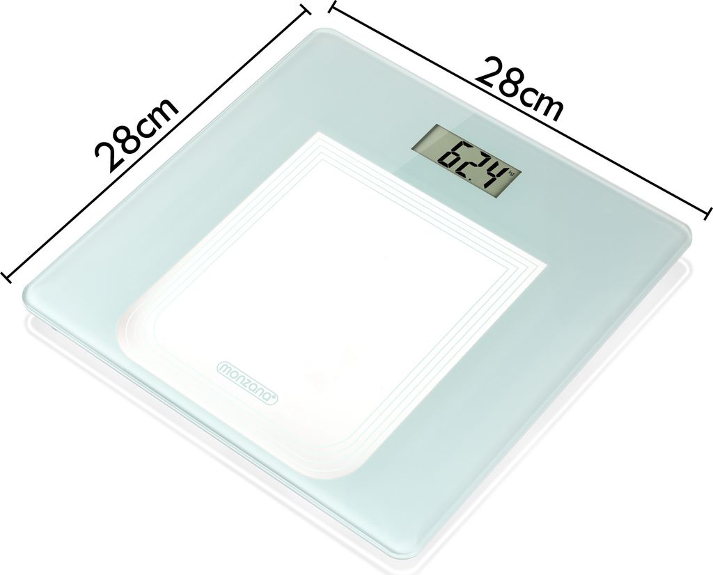 MONZANA® Digitale Personenwaage hochpräzise DMS-Sensoren Produktbild 7