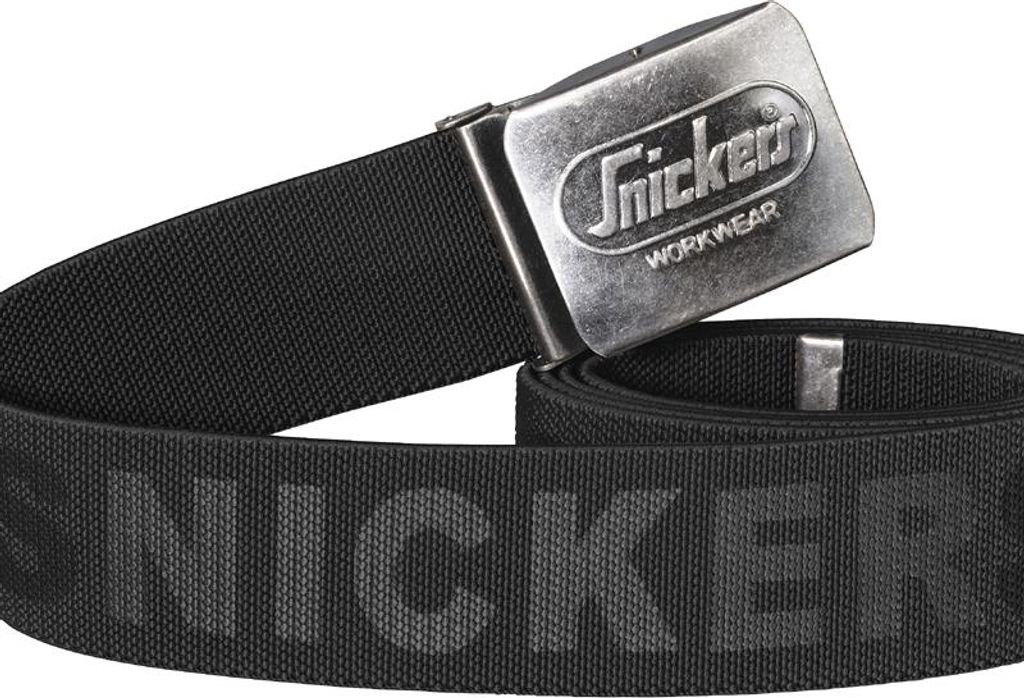 SNICKERS Elastischer Gürtel schwarz, 39mm, One size, Nr. 9025