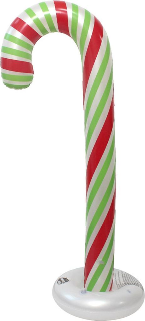 Weihnachts-Zuckerstangenballon, 130 cm (51 Zoll), große aufblasbare Zuckerstangendekoration für Geburtstag, Weihnachten, Hochzeit, Silvester, Kar...
