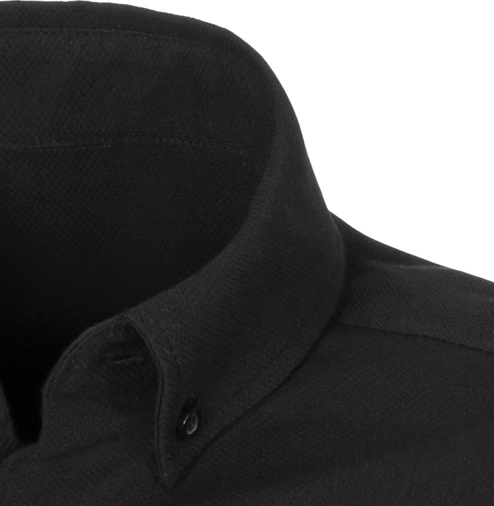 H.I.S. Langarmhemd mit Button-down-Kragen schwarz Größe XL Produktbild 