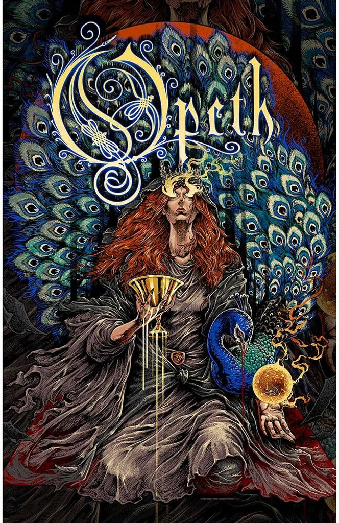 Poster en tissu Opeth Sorceress durable - Fini les posters déchirés