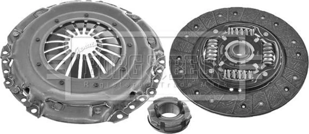 Kit d'embrayage BORG & BECK HKR1000 pour Golf IV, Audi A3 et Leon 1M